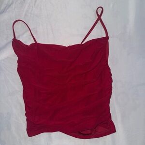 Elegant Red Women's Top
